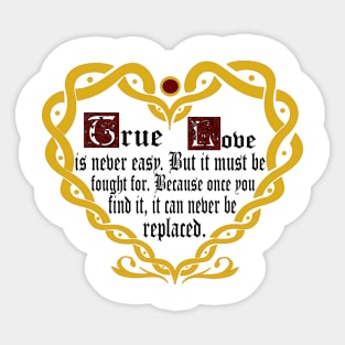 True Love: Once Upon a Time Sticker